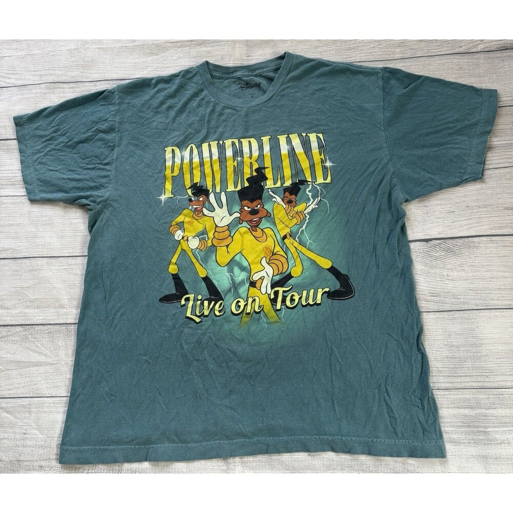 Disney Powerline Live On Tour Graphic T Shirt Box Lunch Exclusive Rare Size XL